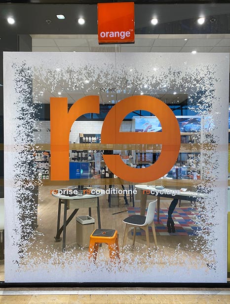 Sticker pour Orange re